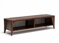 Stolik RTV z drewna orzechowego w kolorze ciemnym 150 x 40 x 50cm